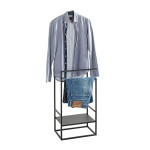 Paris Prix Valet De Chambre Design "Lydia" 128cm Noir