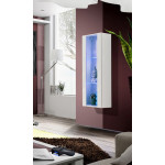 Paris Prix Vitrine LED Murale Design "Fly II" 126cm Blanc