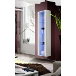 Paris Prix Vitrine LED Murale Design "Fly II" 170cm Blanc