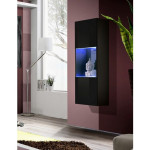 paris prix Vitrine LED Murale Design "Fly III" 126cm Noir