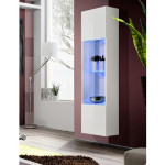 paris prix Vitrine LED Murale Design "Fly III" 170cm Blanc