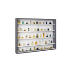 Paris Prix Vitrine Murale Collection "Sacuma" 83cm Gris & Blanc