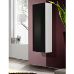 paris prix Vitrine Murale Design "Fly I" 126cm Noir & Blanc
