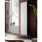 paris prix Vitrine Murale Design "Fly I" 170cm Blanc & Noir