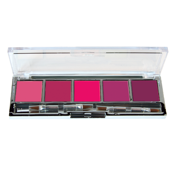 parisax Palette Lèvres Nuances Rose Parme