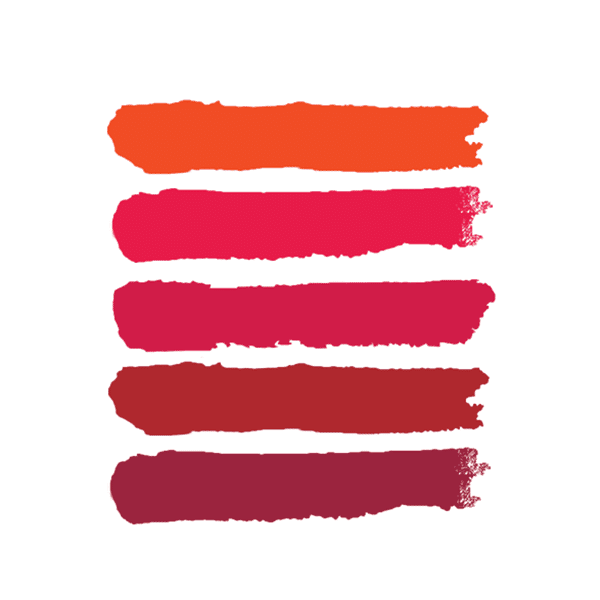 Parisax Palette Lèvres Nuances Rouges