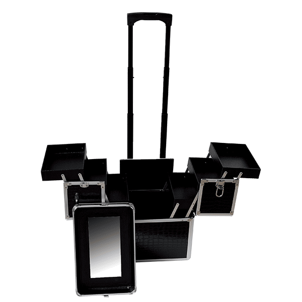 Parisax Valise Alu Façon Croco