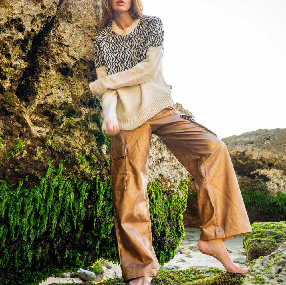 parisienne et alors Pantalon cargo OPERA Mordoré / Bronze