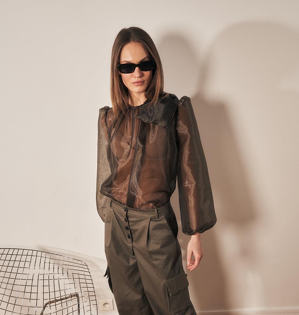 parisienne et alors Blouse gros noeud SORBONNE