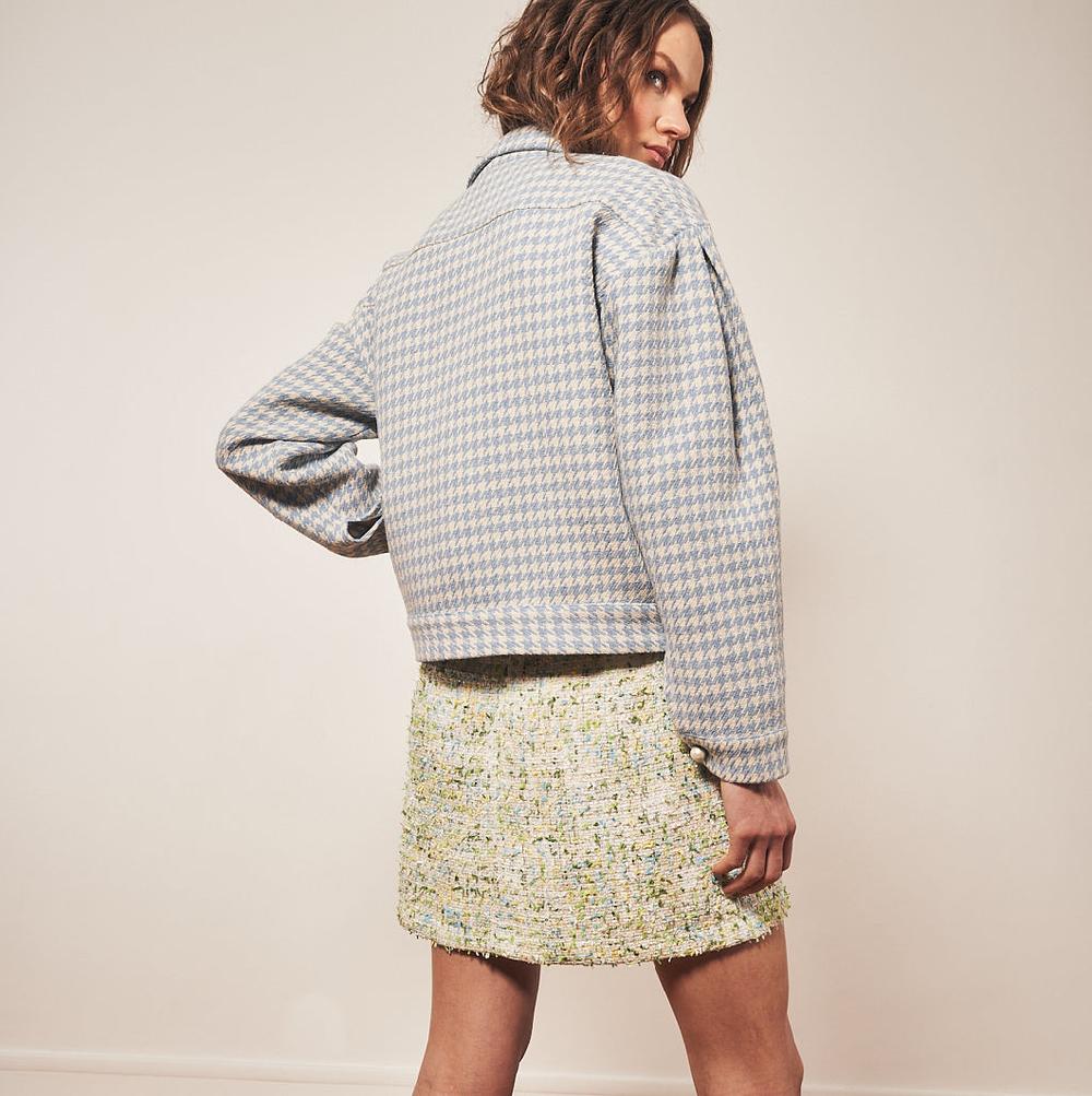 Parisienne Et Alors Blouson En Pied De Poule PRONY