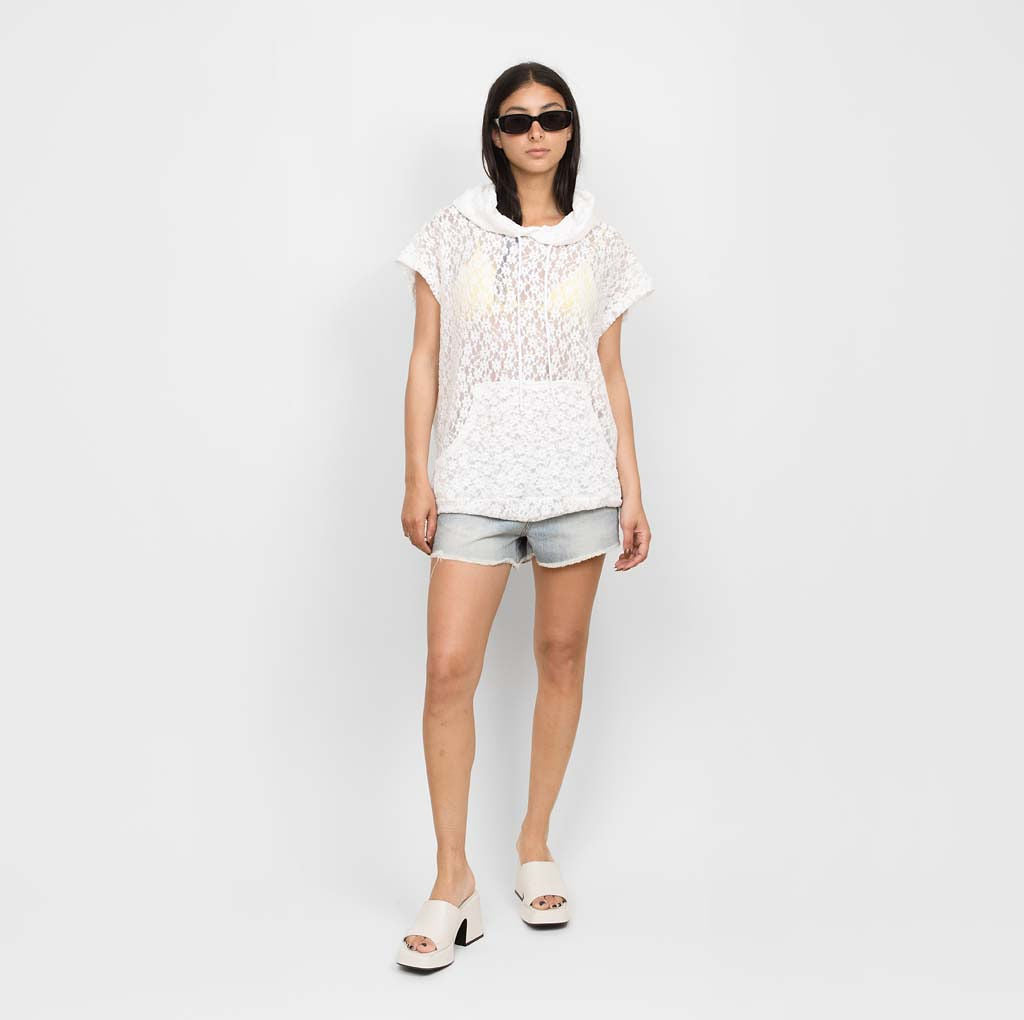 Parisienne Et Alors Hoodie GLAIEULS Blanc