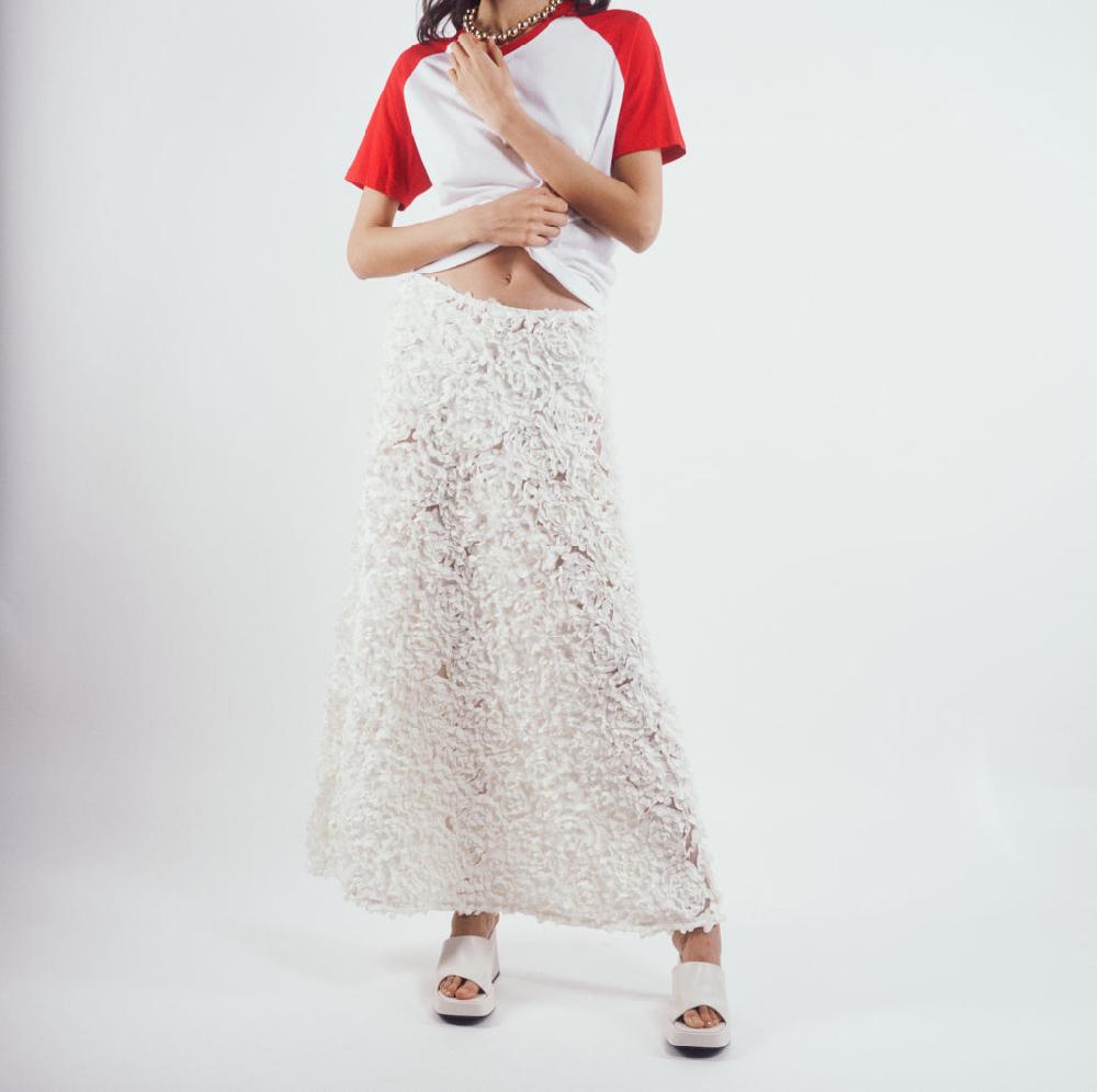 parisienne et alors Jupe LIARD Ivoire