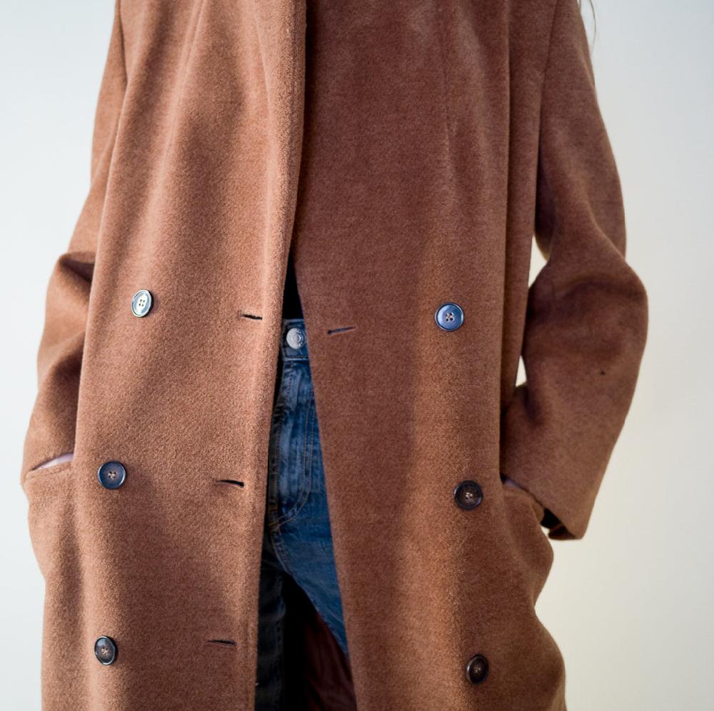 Parisienne Et Alors Manteau COURCELLES Camel