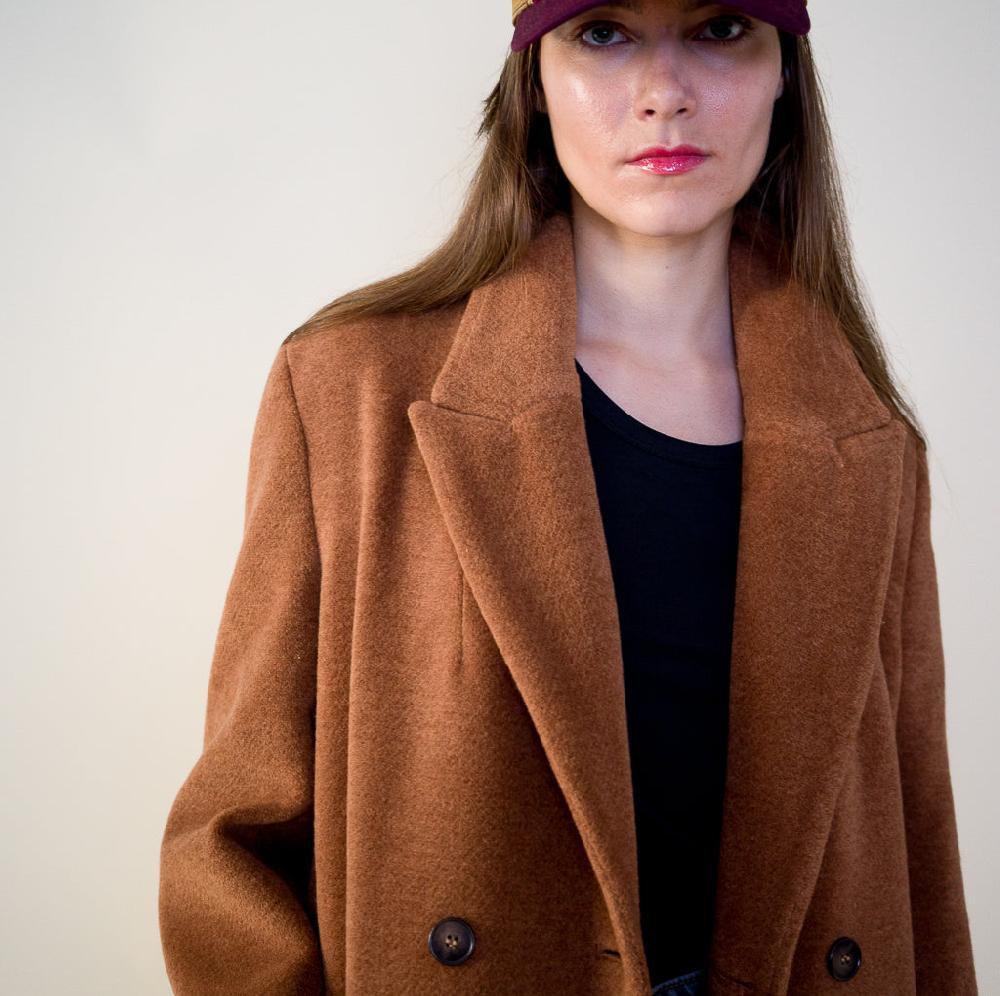 Parisienne Et Alors Manteau COURCELLES Camel