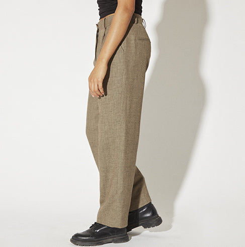 Parisienne Et Alors Pantalon JUNOT Marron Glacé