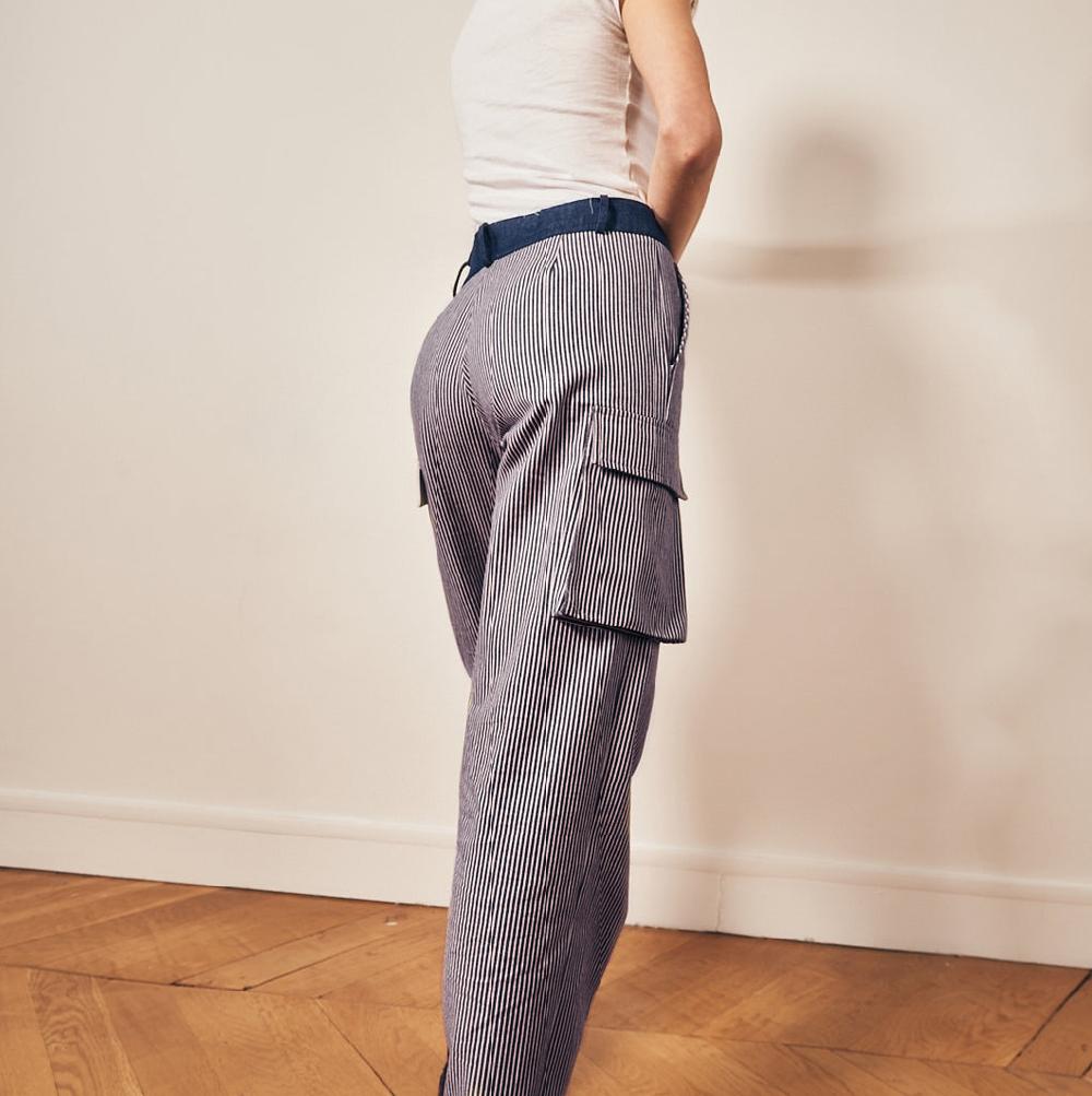 Parisienne Et Alors Pantalon Rayé ROYALE