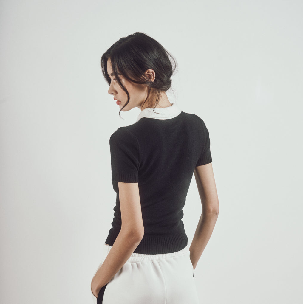 Parisienne Et Alors Polo DUGOMMIER Noir