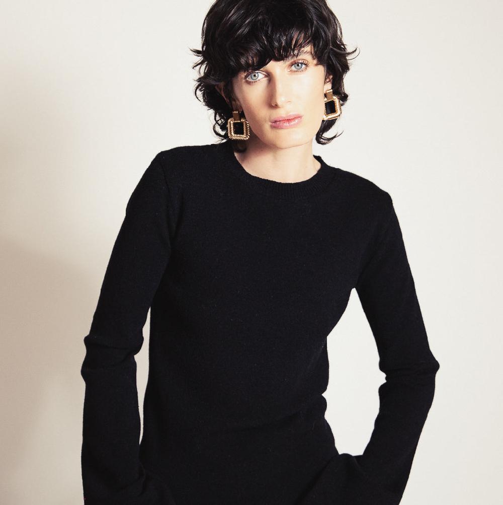 Parisienne Et Alors PULL COEUR CARINO Noir