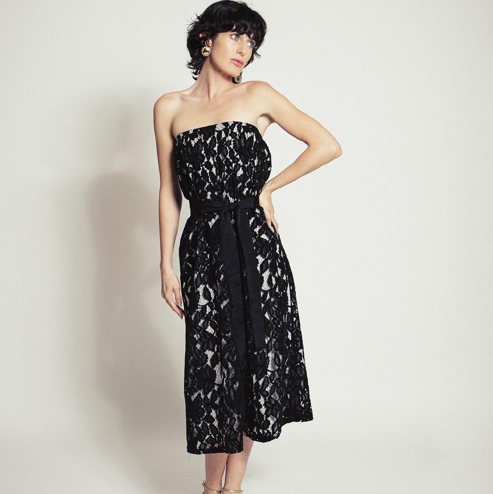 Parisienne Et Alors ROBE BUSTIER SECRETAN Noir