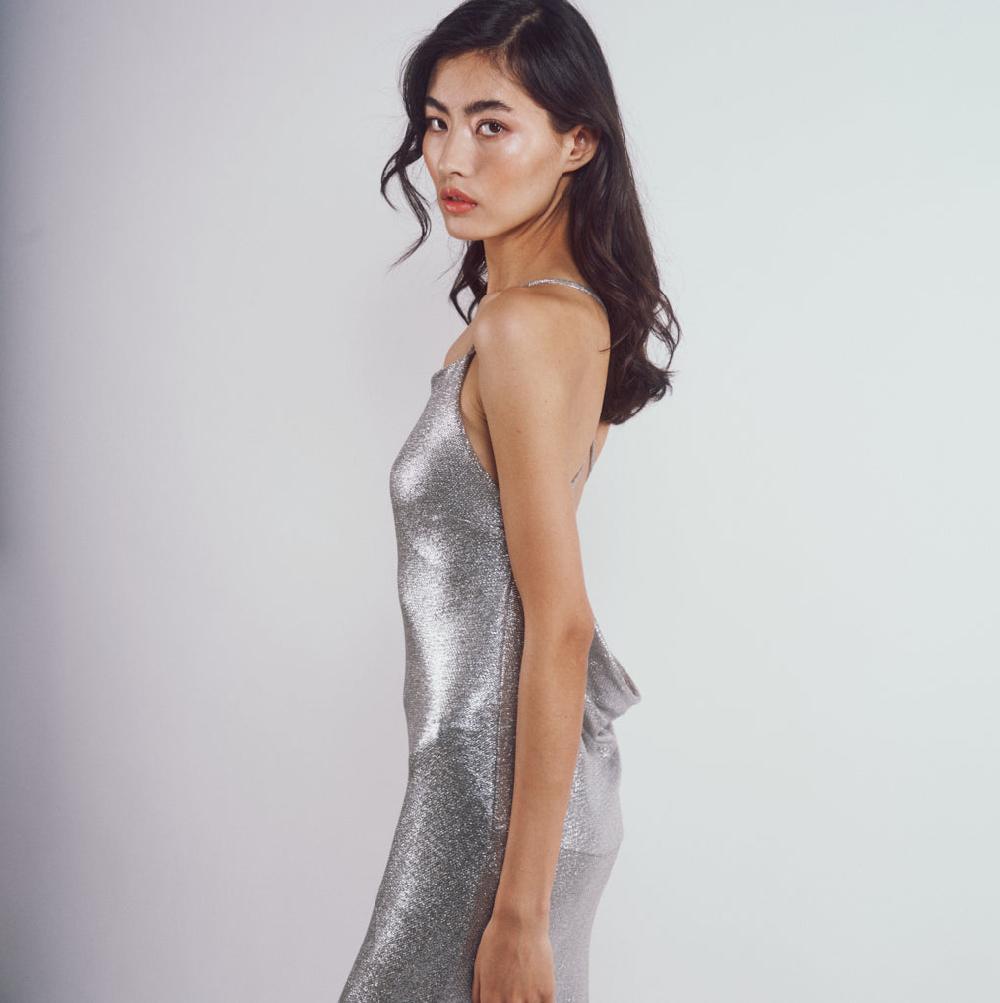 Parisienne Et Alors Robe Dos-nu SARA Argent