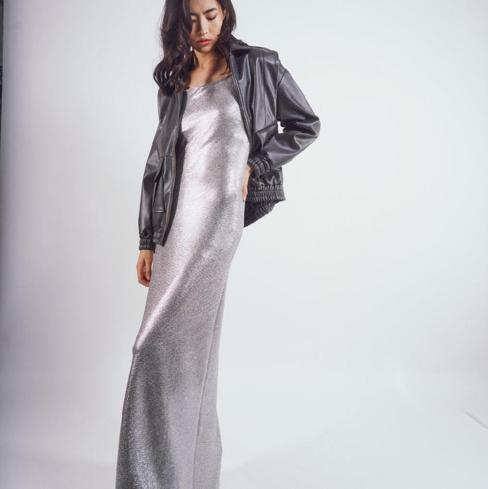 Parisienne Et Alors Robe Dos-nu SARA Argent