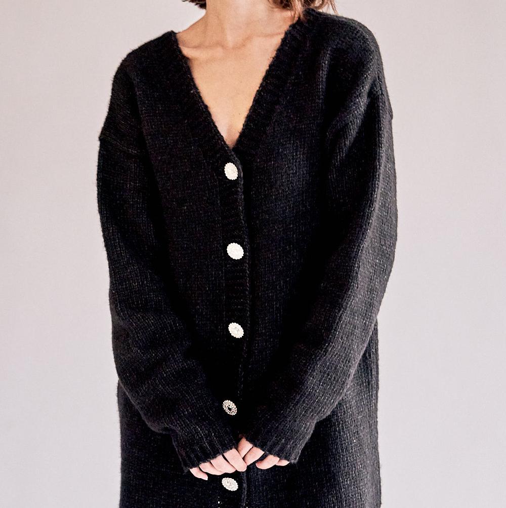 Parisienne Et Alors Robe-gilet AUGUSTIN Noir