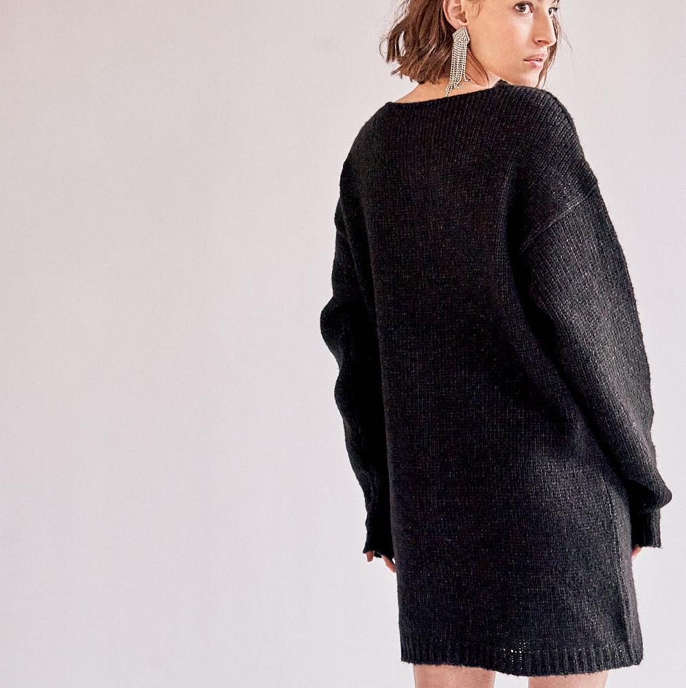 Parisienne Et Alors Robe-gilet AUGUSTIN Noir