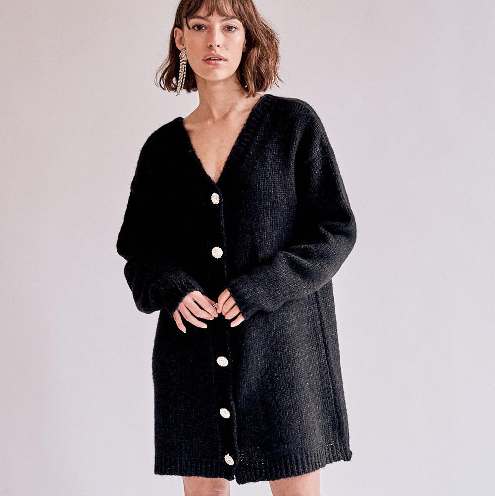 parisienne et alors Robe-gilet AUGUSTIN Noir