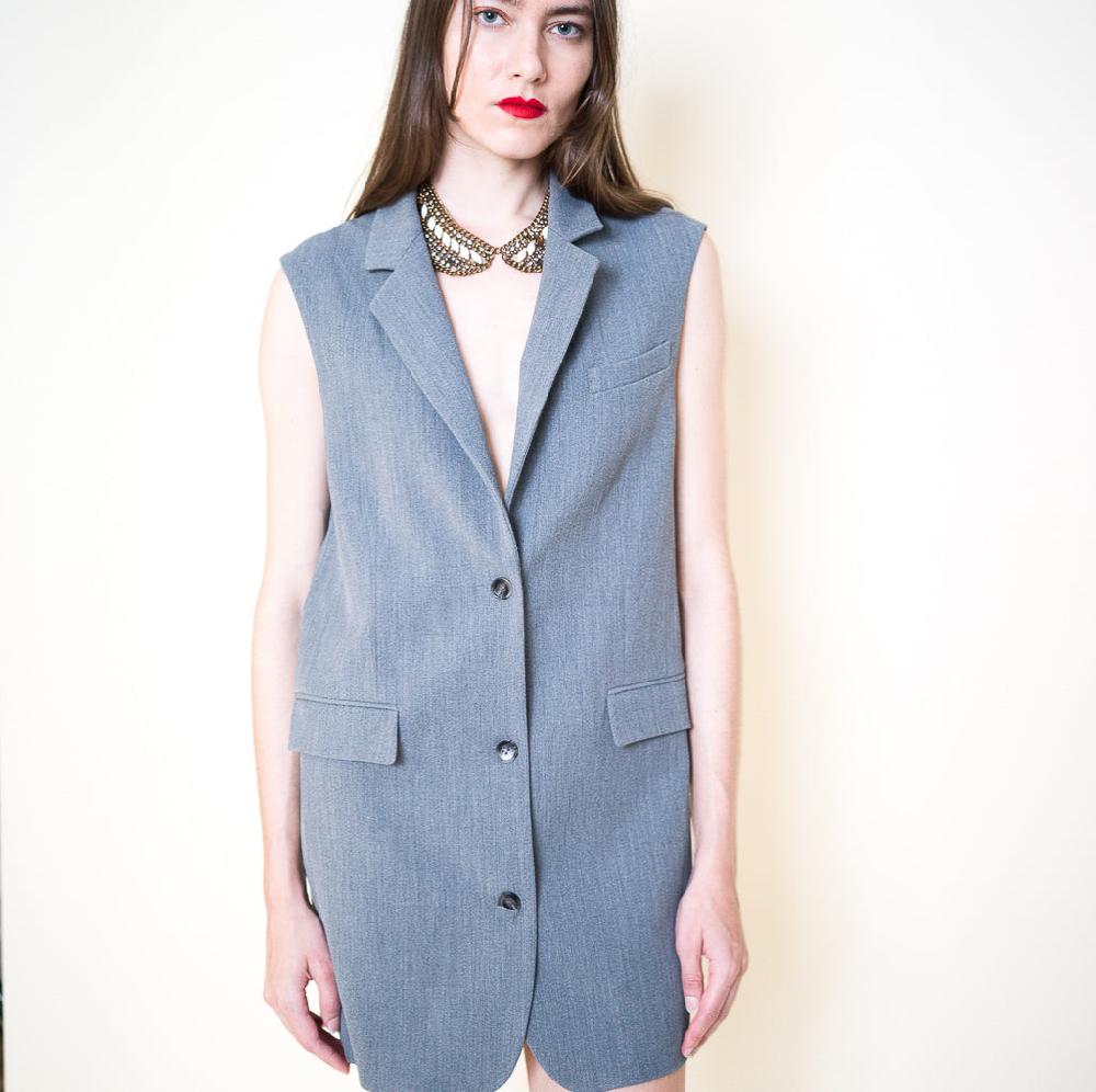 Parisienne Et Alors Robe LAKANAL Gris