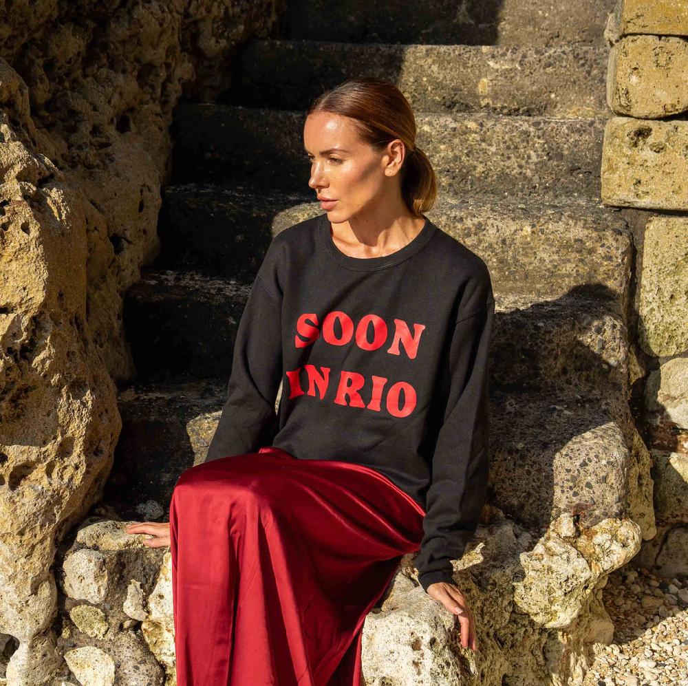 Parisienne Et Alors Sweat BOURBON Noir / Black