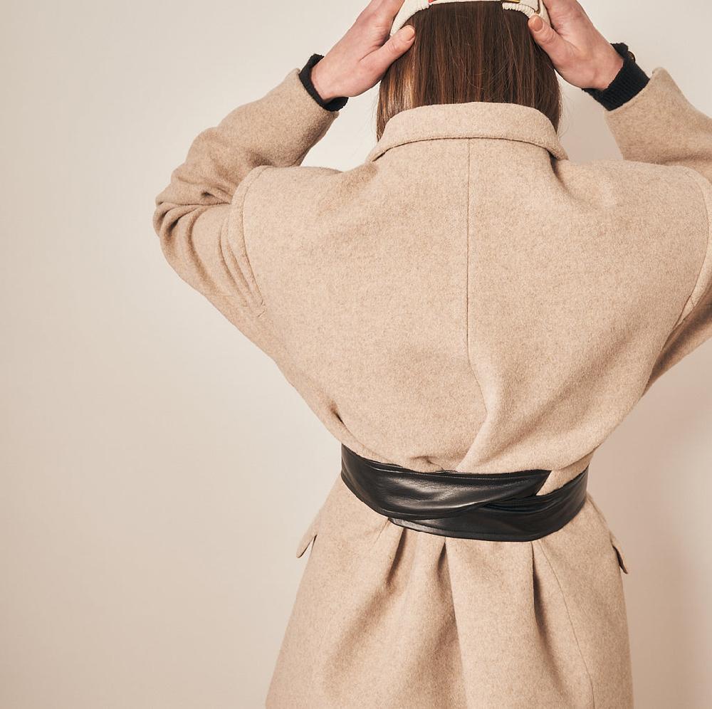Parisienne Et Alors Veste Ceinturée MILLE