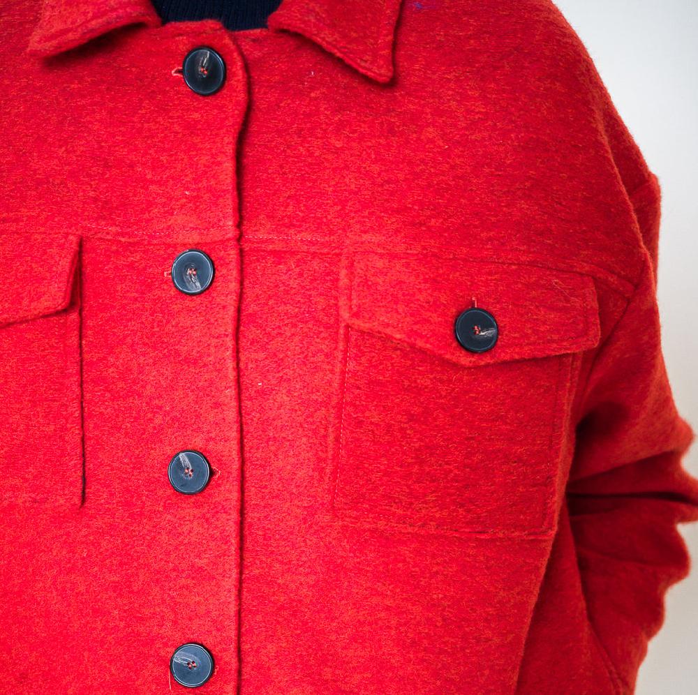 Parisienne Et Alors Veste MAHON Rouge / Red