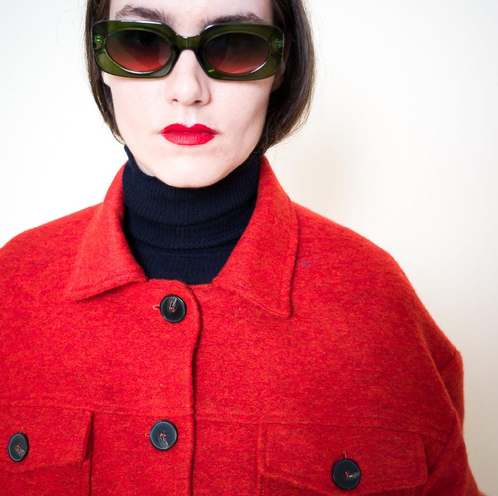 Parisienne Et Alors Veste MAHON Rouge / Red