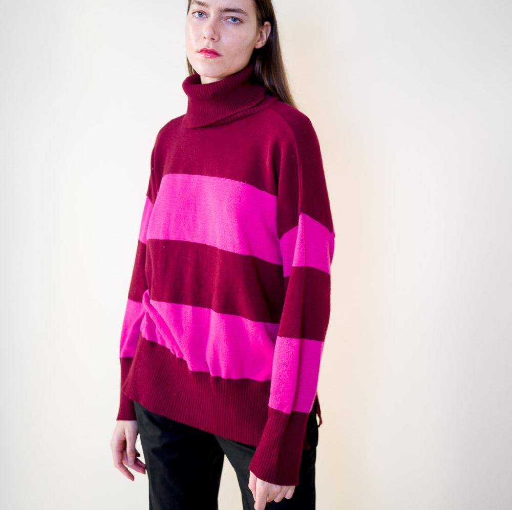 Parisienne Et Alors Pull LOMBARDS Bordeaux / Burgundy