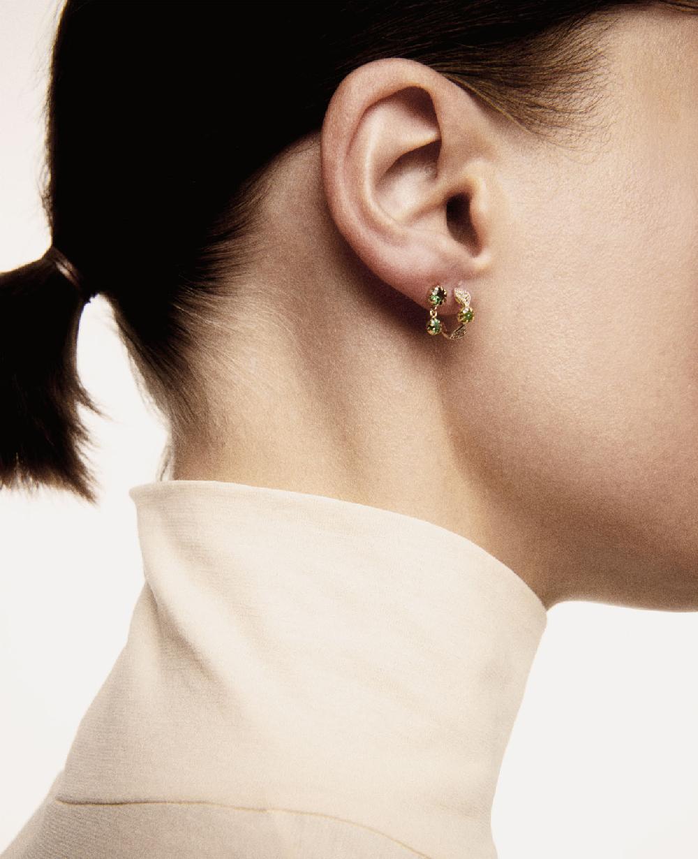 Pascale Monvoisin Boucle D'oreille ADELE N°1 EMERAUDE