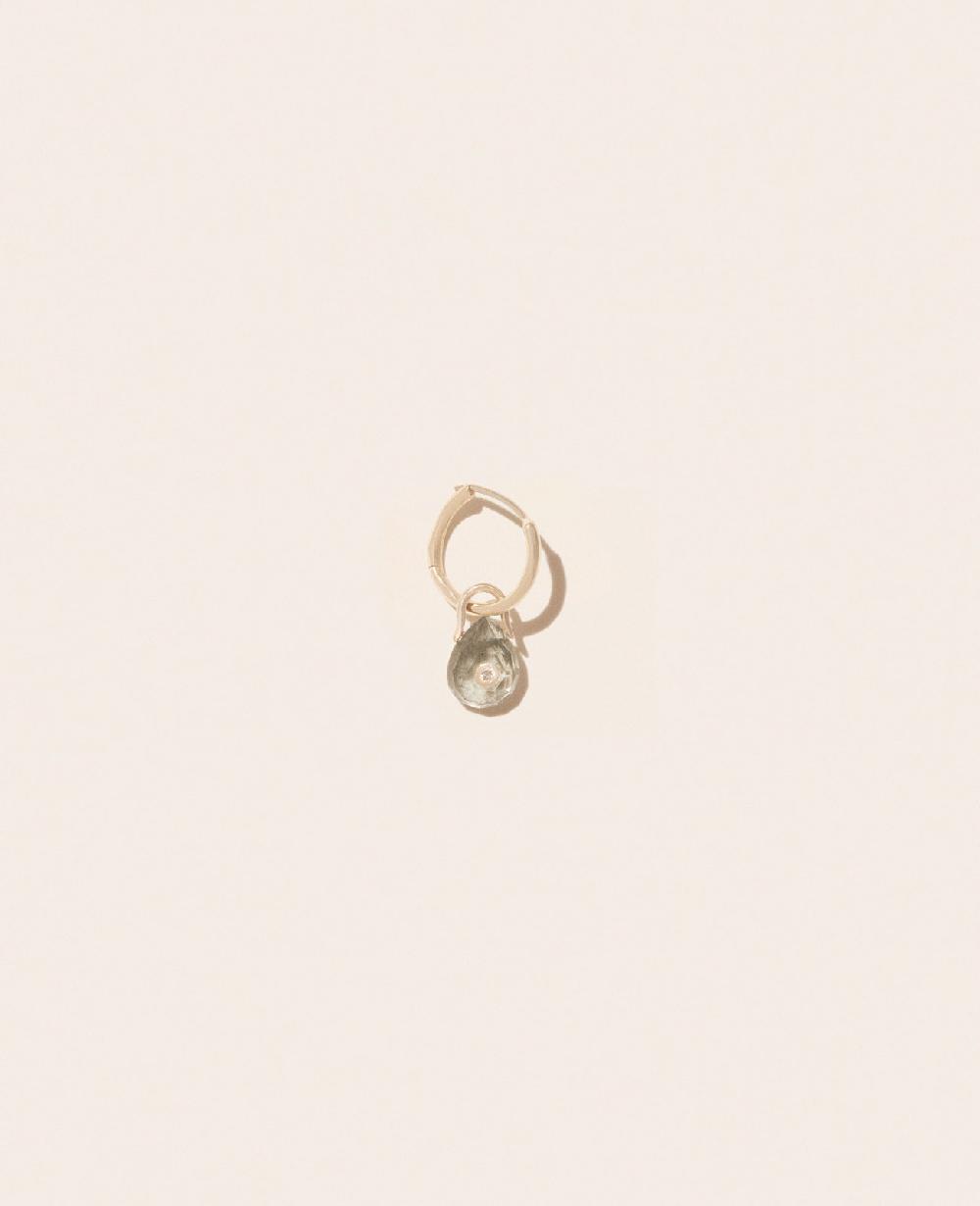 pascale monvoisin Boucle d'oreille ORSO AIGUE MARINE