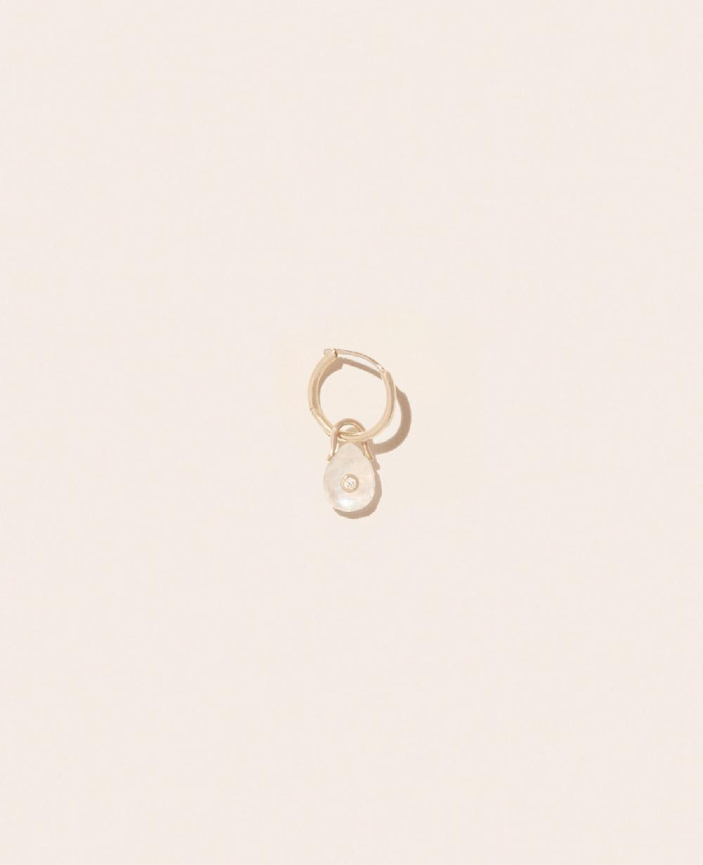 pascale monvoisin Boucle d'oreille ORSO PIERRE DE LUNE