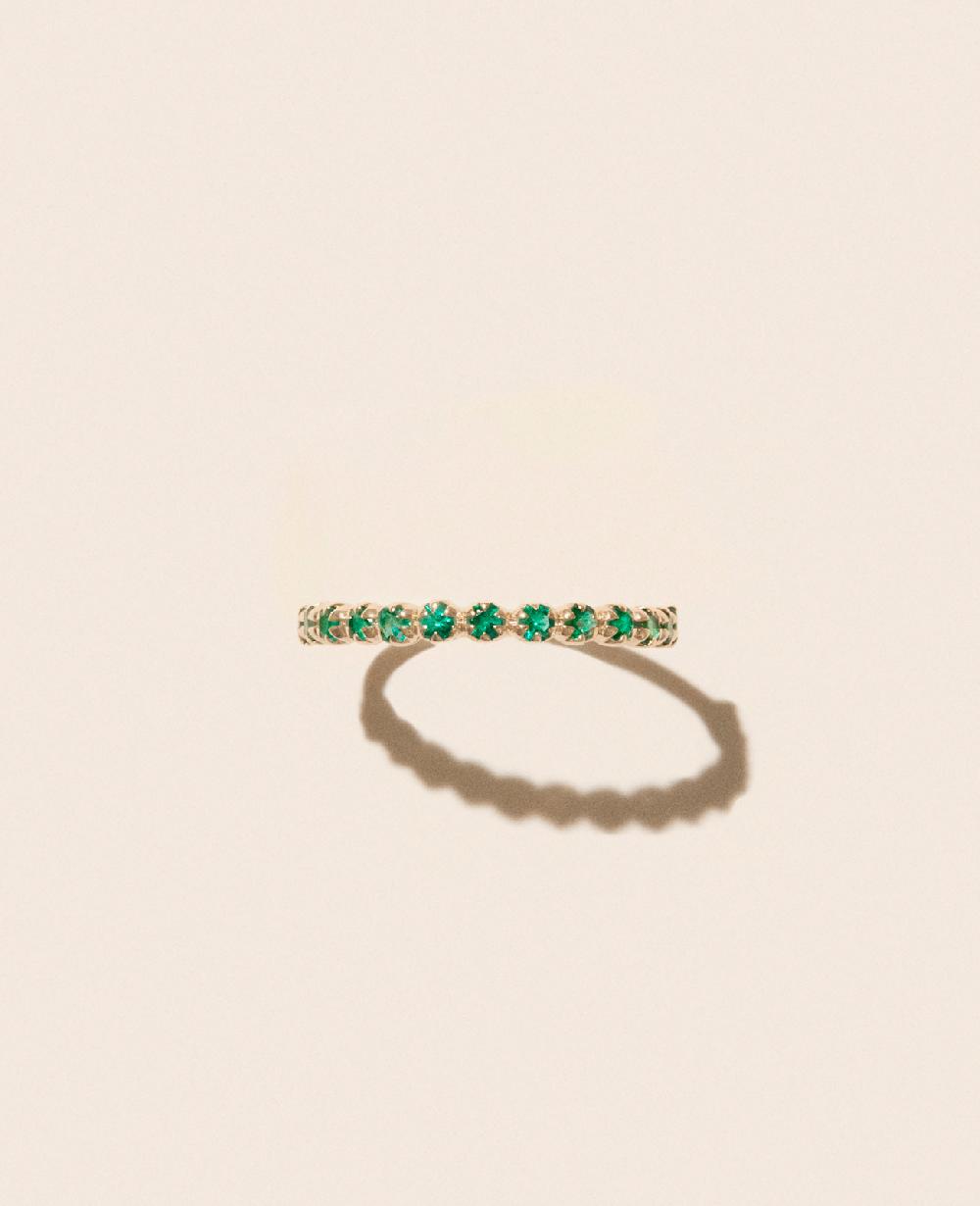 pascale monvoisin Bague AVA N°2 EMERAUDE