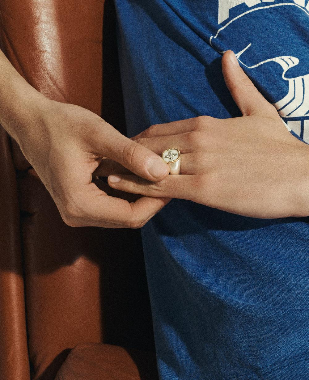 Pascale Monvoisin Bague BOWIE BLANC DIAMANT
