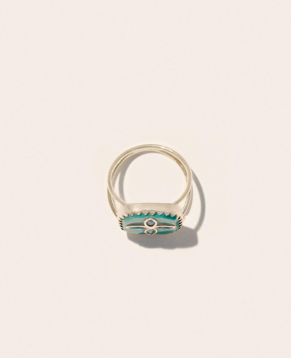 Pascale Monvoisin Bague BOWIE N°2 TURQUOISE