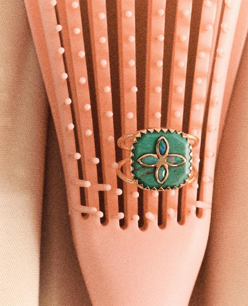 Pascale Monvoisin Bague BOWIE N°2 TURQUOISE