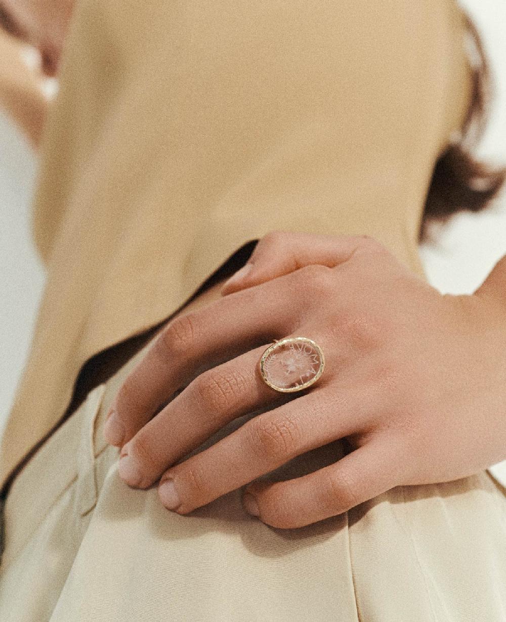 Pascale Monvoisin Bague L'AMOUR CRISTAL