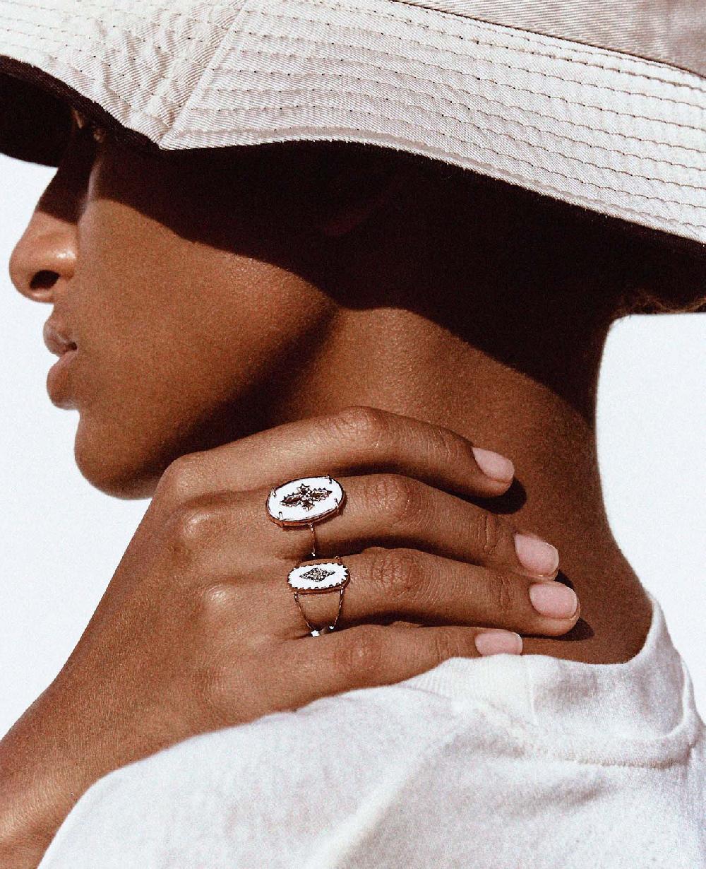 Pascale Monvoisin Bague MAHE NOIR