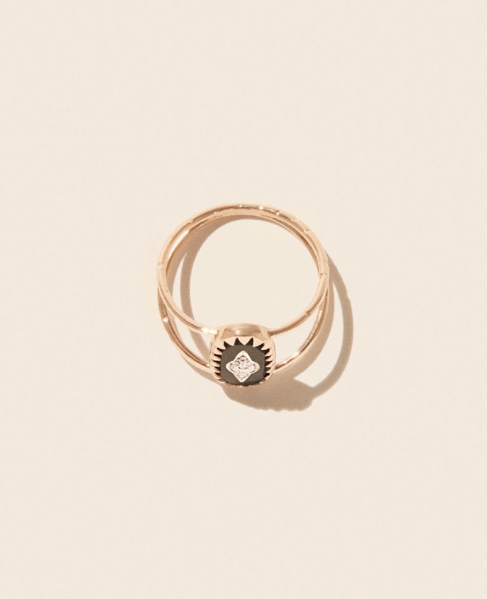 Pascale Monvoisin Bague MAHE NOIR