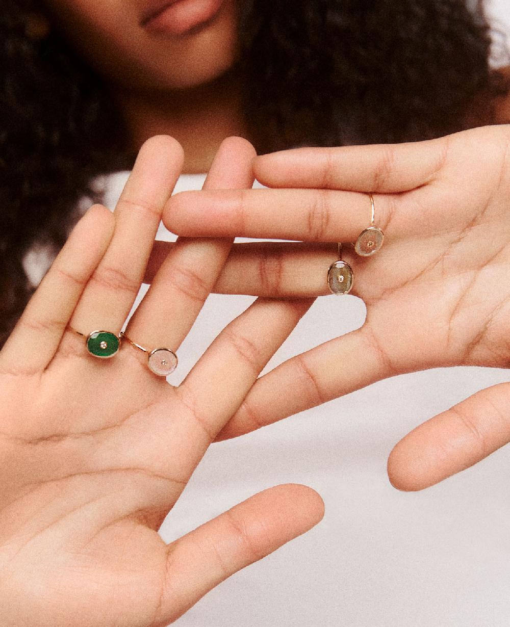 Pascale Monvoisin Bague ORSO AIGUE MARINE