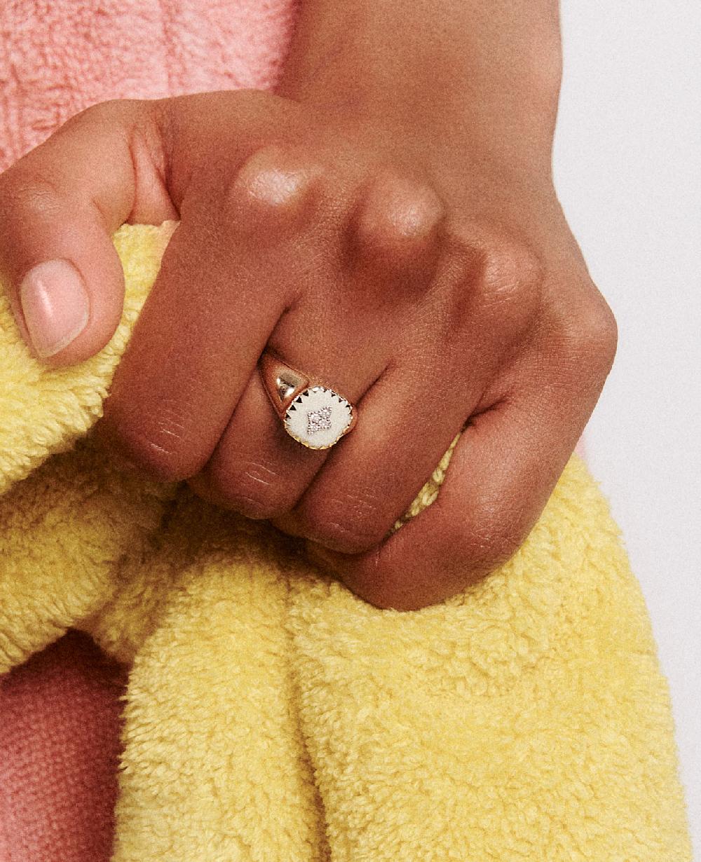 Pascale Monvoisin Bague PIERROT BLANC