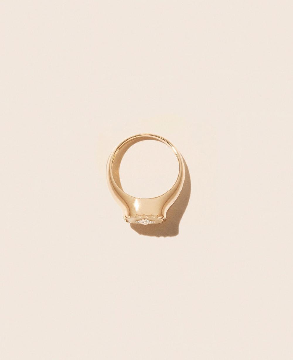 Pascale Monvoisin Bague PIERROT BLANC
