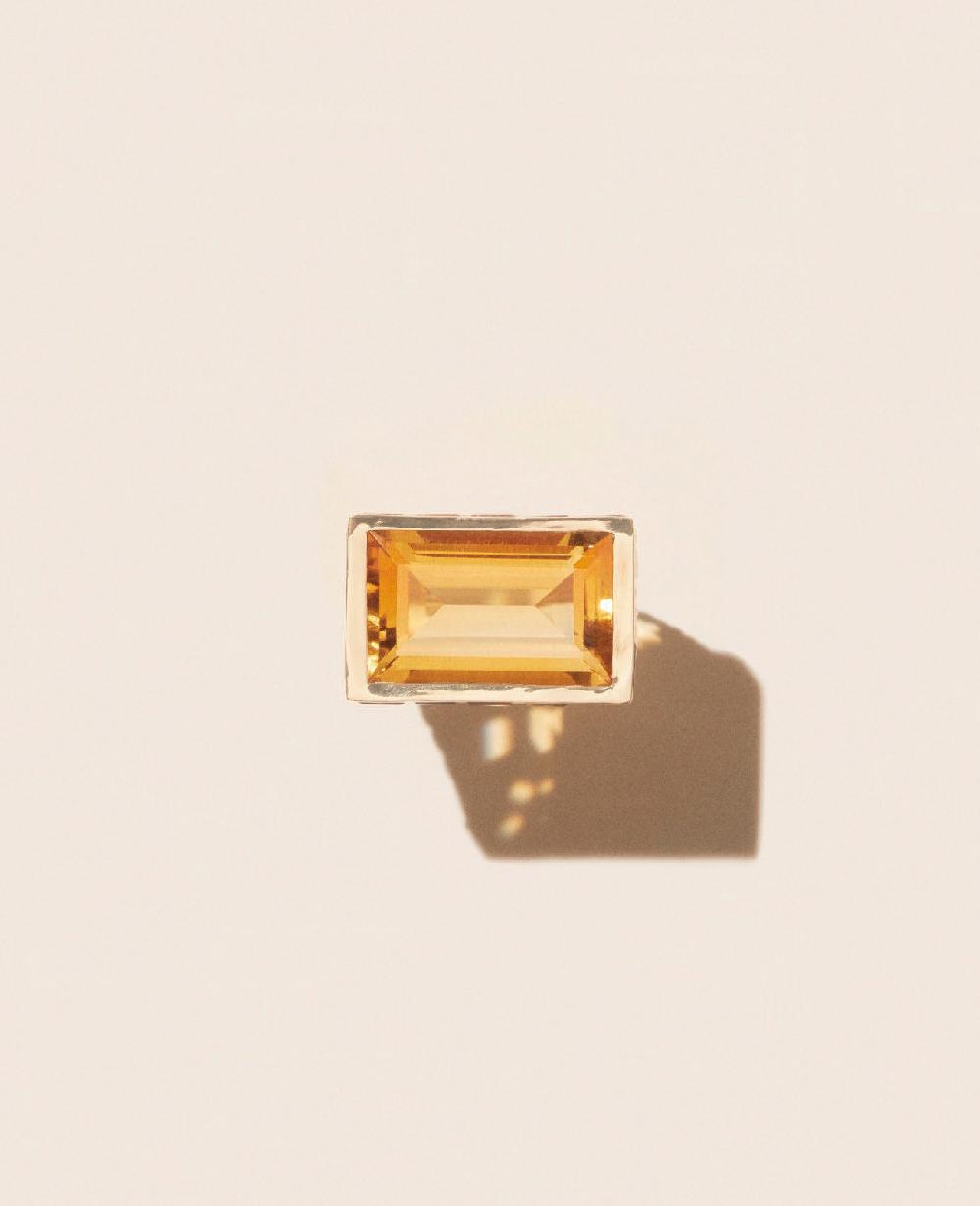 pascale monvoisin Bague POPPY CITRINE