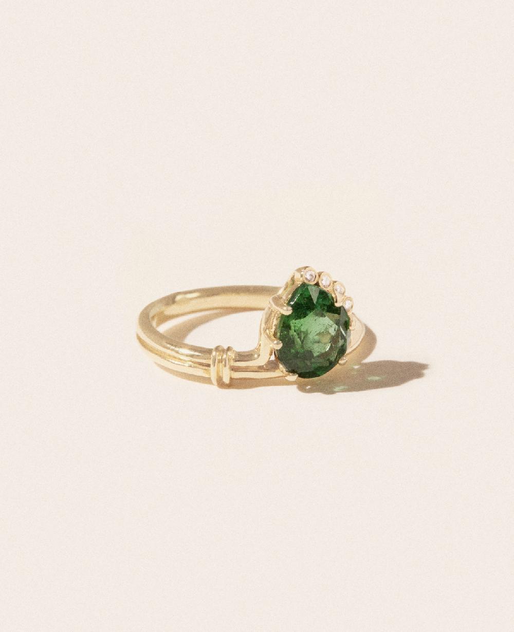 pascale monvoisin Bague SUN N°2 TOURMALINE VERTE