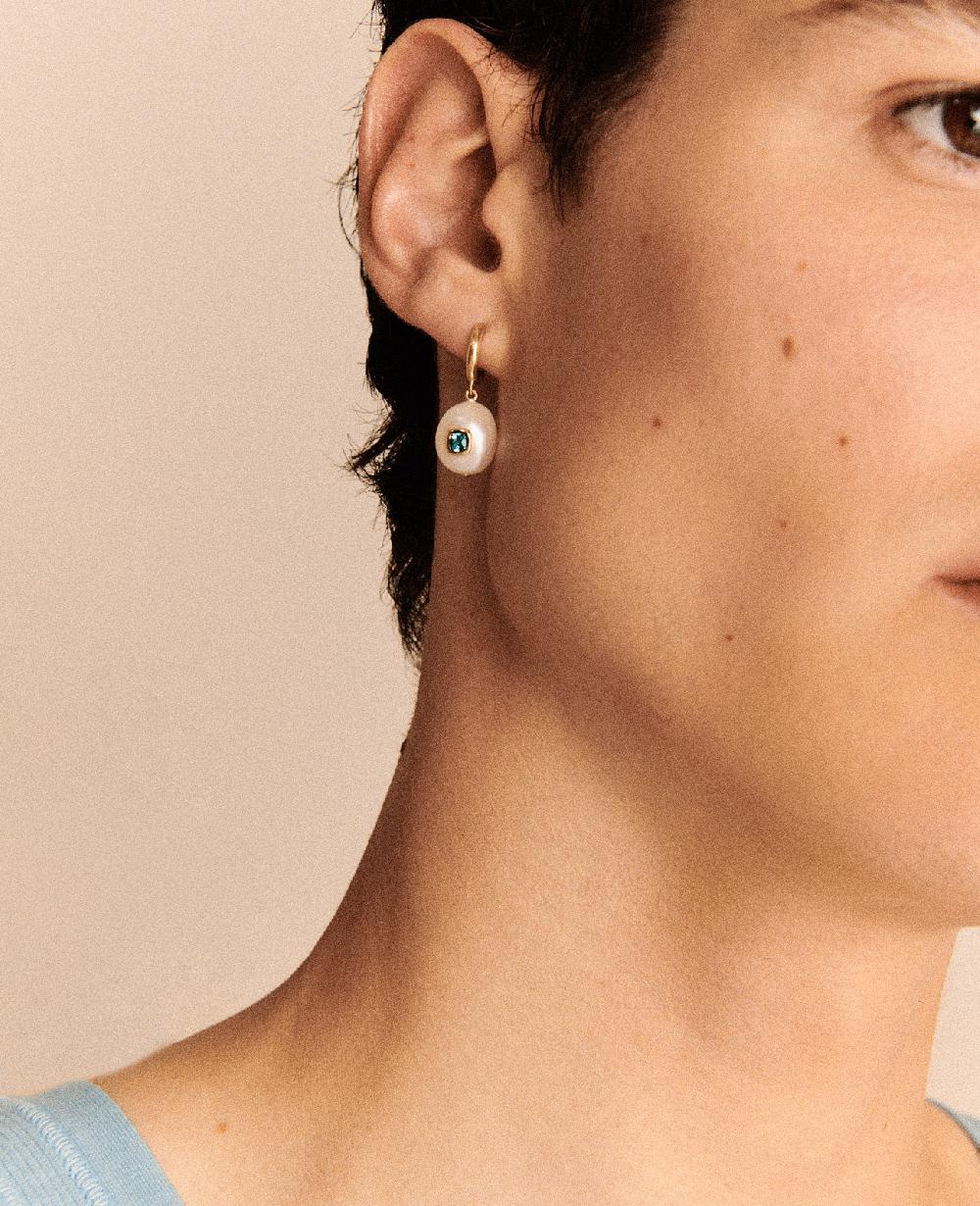 Pascale Monvoisin Boucle D'oreille EDDIE TOPAZE